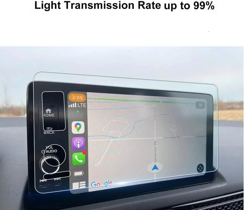 Screen Protector Compatible with 2022-2024 Civic,9H Hardness anti Scratch,Tempered Glass Screen Protector (9Inch)