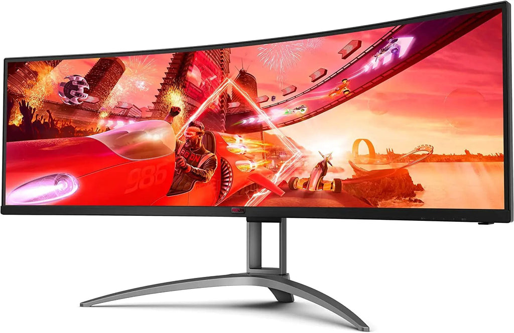 AGON Curved Gaming Monitor 49" (AG493UCX), Dual QHD 5120X1440 @ 120Hz, VA Panel, 1Ms Adaptive-Sync, 121% Srgb, Height Adjustable, 4-Yr Zero Dead Pixels Manufacturer Guarantee