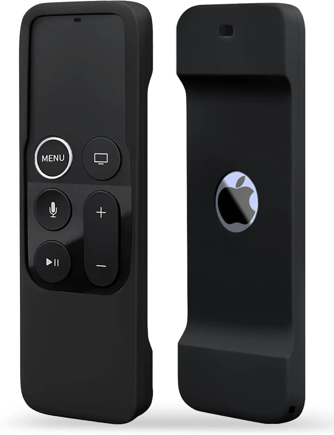 Silicone Case Compatible with Apple TV 4K/HD Siri Remote (1St Gen) - Anti-Slip Shock Proof Soft Remote Cover Case Compatible with Apple TV 4K 5Th 4Th Gen Siri Remote Controller - Black