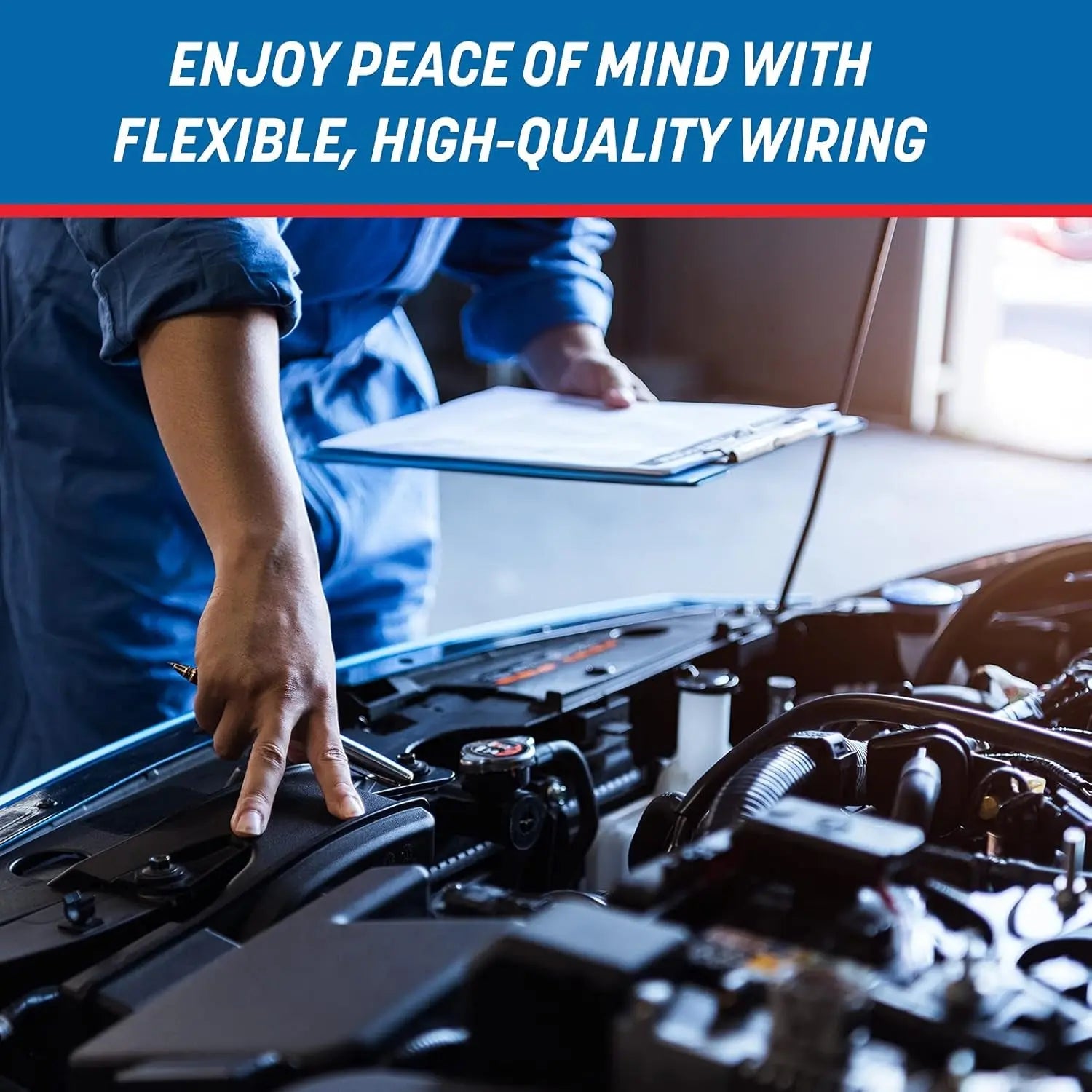 16 Gauge Wire 100Ft Oxygen Free, OFC Pure Copper Electrical 12V Low Voltage Speaker Wire Spool, 16AWG for Electric, Automotive, Trailer, Stereo, RC, Car, Home Theater, LED, Lamp Wiring