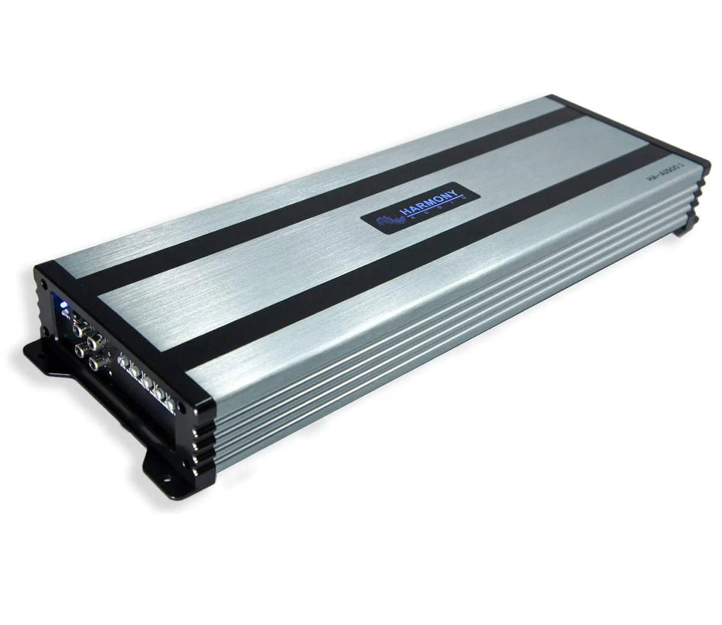 (2) HA-A1500.1 Car Stereo Class D Amp Mono 3000 Watt Subwoofer Amplifier - 1 Ohm Stable - Includes Bass Remote